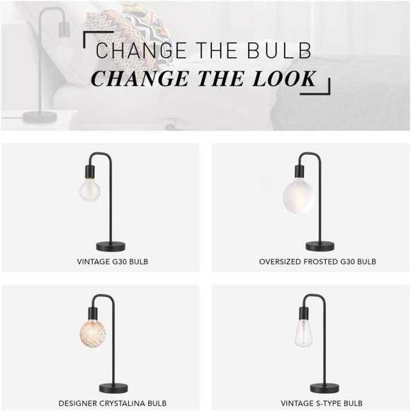 Minimal Black Lamp - Picture 6 of 6